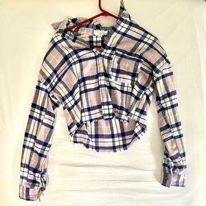 Flannel button up shirt